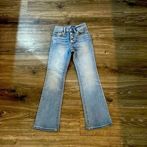 Girls high-rise flare Old Navy jeans